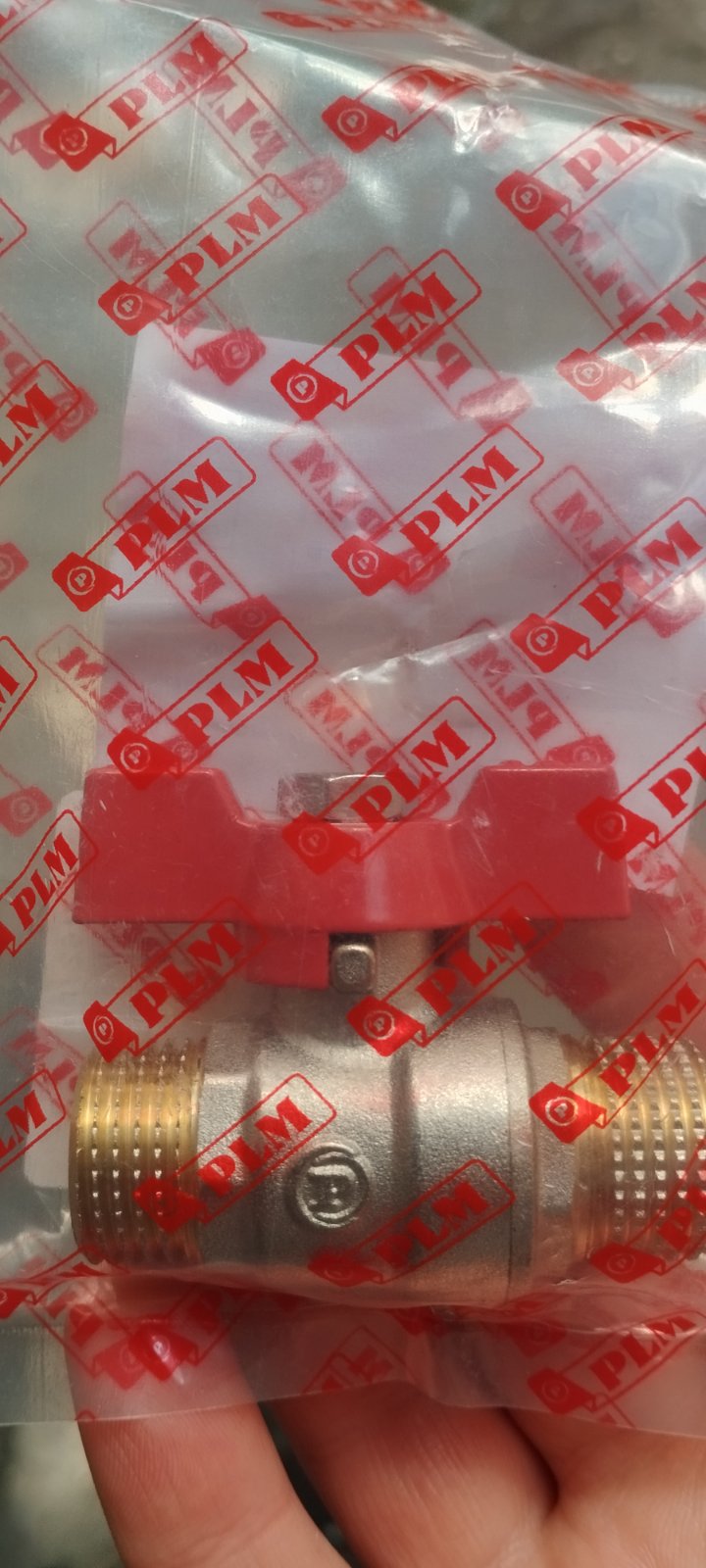 Кран кульовий ЗЗ, DN15, 1/2'', PV1111, метелик PLM BASE