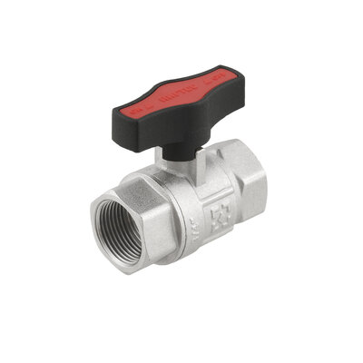Кран кульовий ВВ, DN15, 1/2'', PN64, GRDV011, CW617N, метелик, RAFTEC GOLD