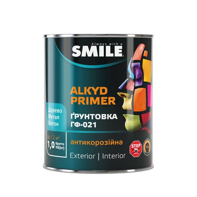 Грунт Smile ГФ-021 2,8 кг сiрий Україна уп 6шт