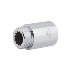 Подовжувач, латунь, 10 мм, ЗВ, DN 15, 1/2"", хром, RAFTEC {10/100/400} UHL0110"