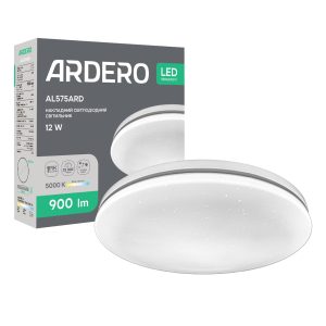 Світлодіодний накладний світильник Ardero AL575ARD SILVER 12Вт 5000K