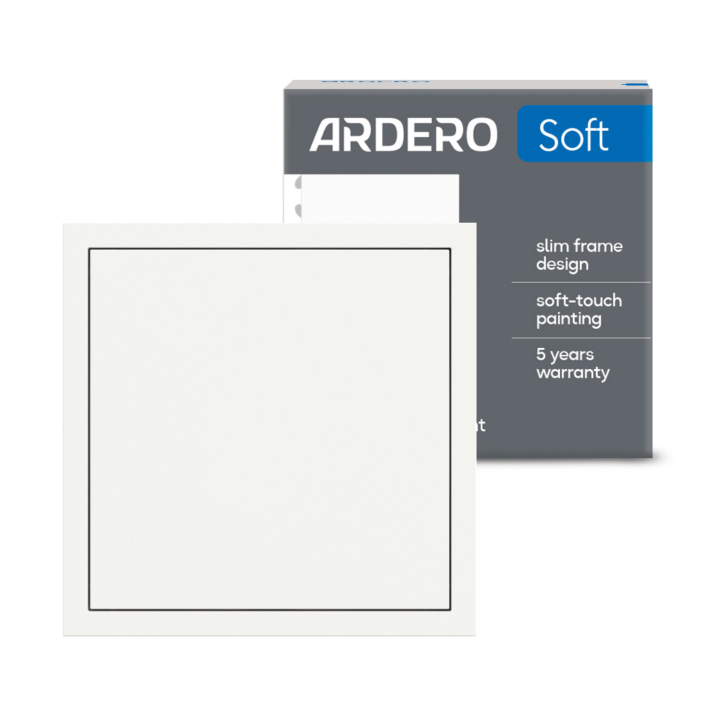 Заглушка Ardero EV111B-W Soft біла