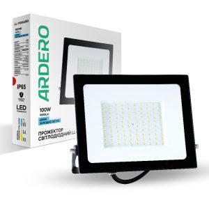 Світлодіодний прожектор Ardero LL-1100ARD 100Вт 6500K чорний