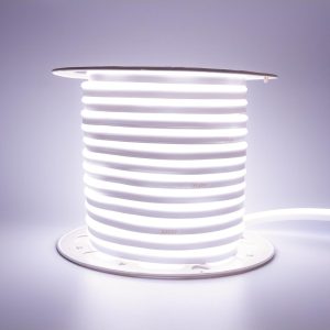 Светодиодный неон 220в белый AVT smd2835 120led/m 7W/m герметичный, 1м