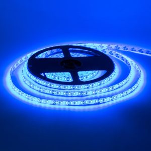 Светодиодная лента 12в синяя smd2835 120led/м негерметичная, 1м