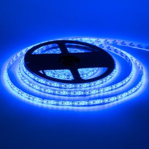 Светодиодная лента 12в синяя smd2835 120led/м герметичная, 1м
