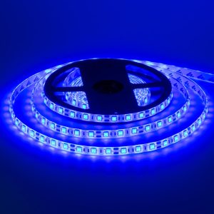 Светодиодная лента 12в синяя smd5050 60led/м герметичная, 1м