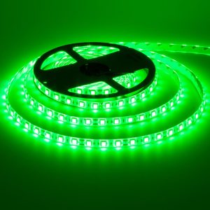Светодиодная лента 12в зеленая smd5050 60led/м негерметичная, 1м