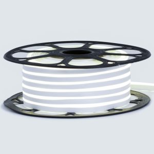 Светодиодный неон 12в нейтральный белый smd2835 120led/m 6W/m 8*16 PVC герметичный, 1м