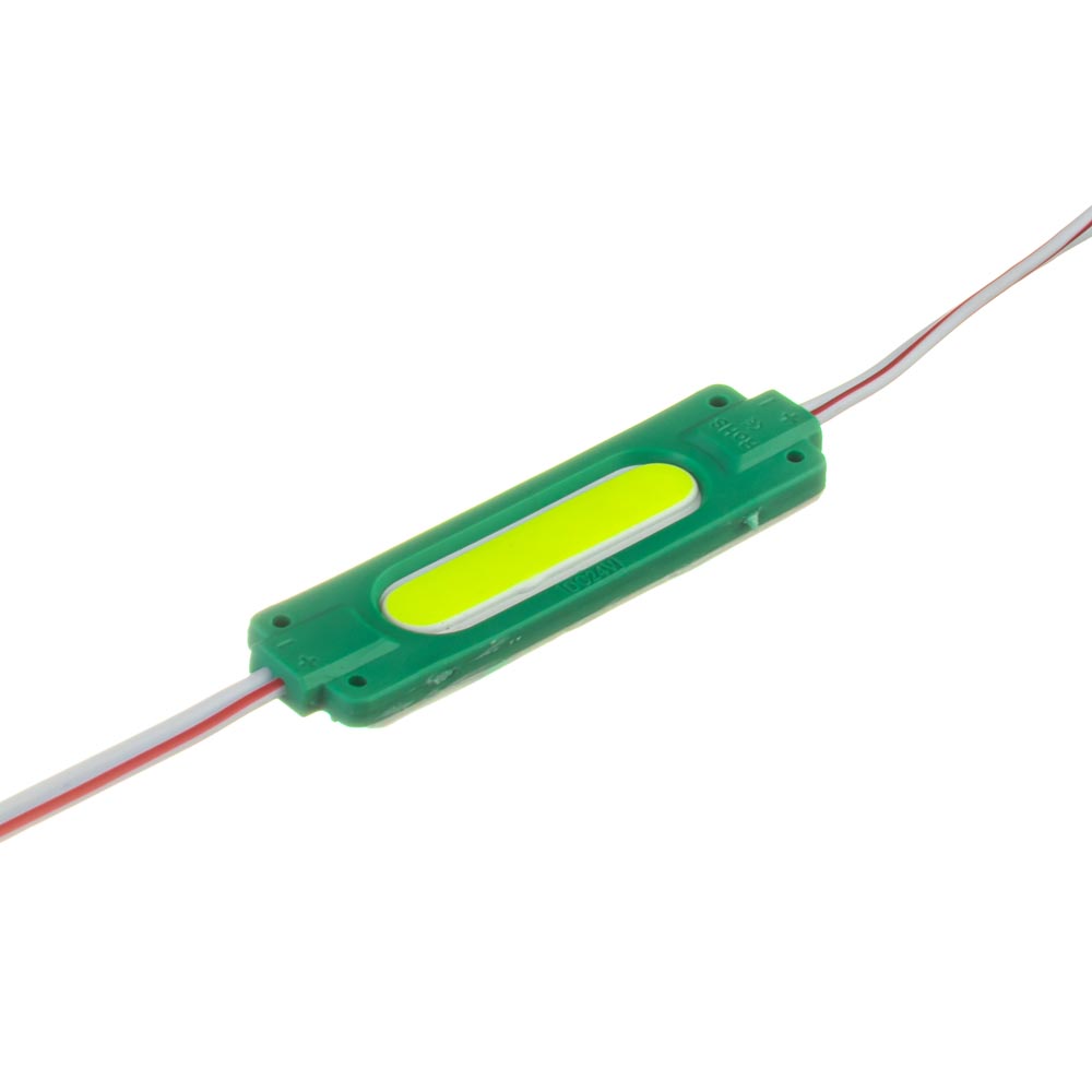 Led модуль зеленый 24V COB 1LED 2Вт IP65