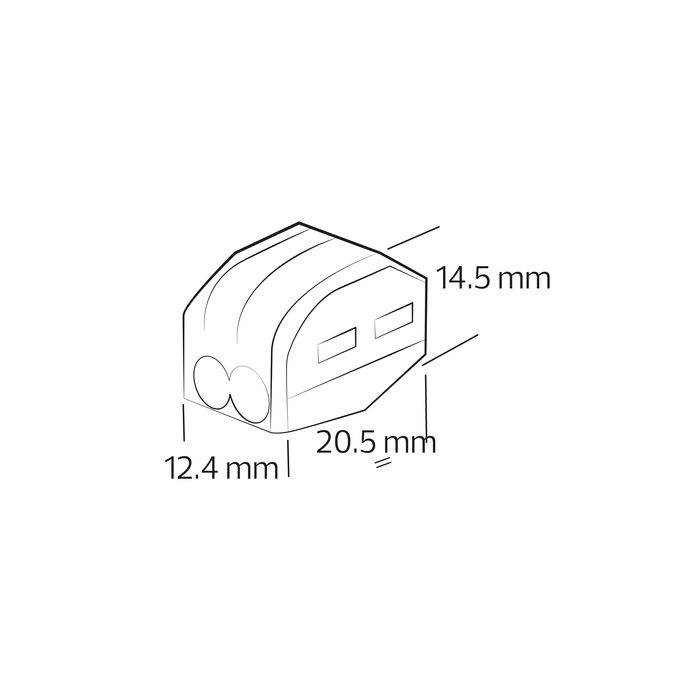 Роз'єм 2-х полюсний CONNECTOR-2 - Зображення 2