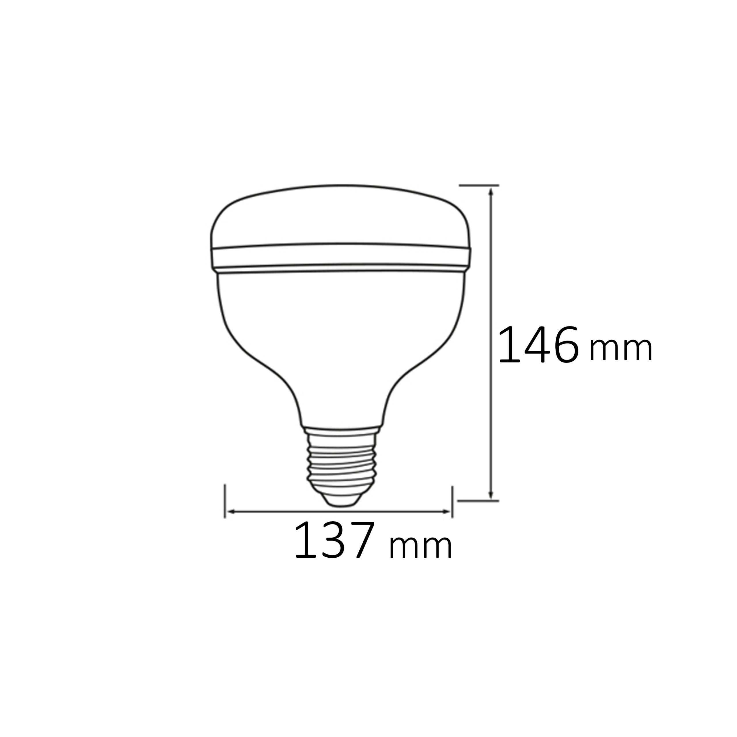 Світлодіодна лампа CRYSTAL-50 50W E27 6400K - Зображення 3