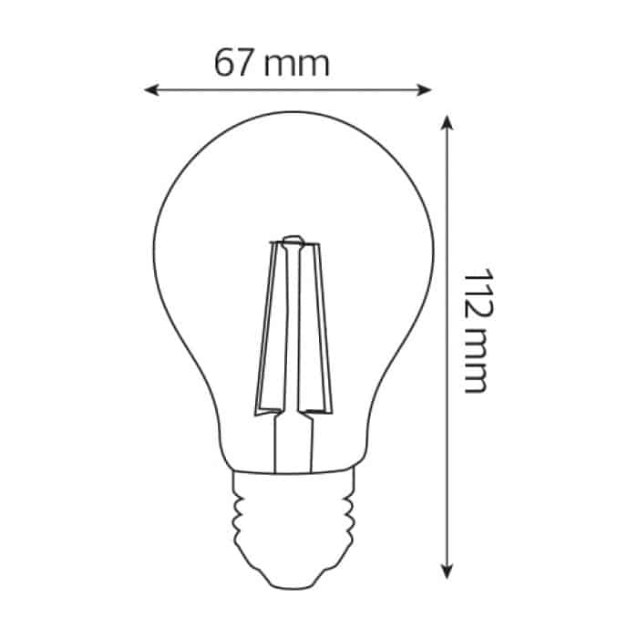 Світлодіодна лампа FILAMENT GLOBE-10 10W Е27 4200К - Зображення 2
