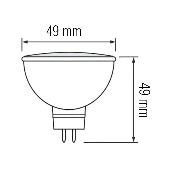 Світлодіодна лампа FONIX-6 6W GU5.3 4200К - Зображення 2