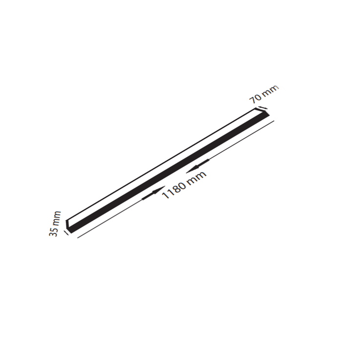 Світлодіодна люстра FORTIS-40 3CCT 40W чорна - Зображення 2