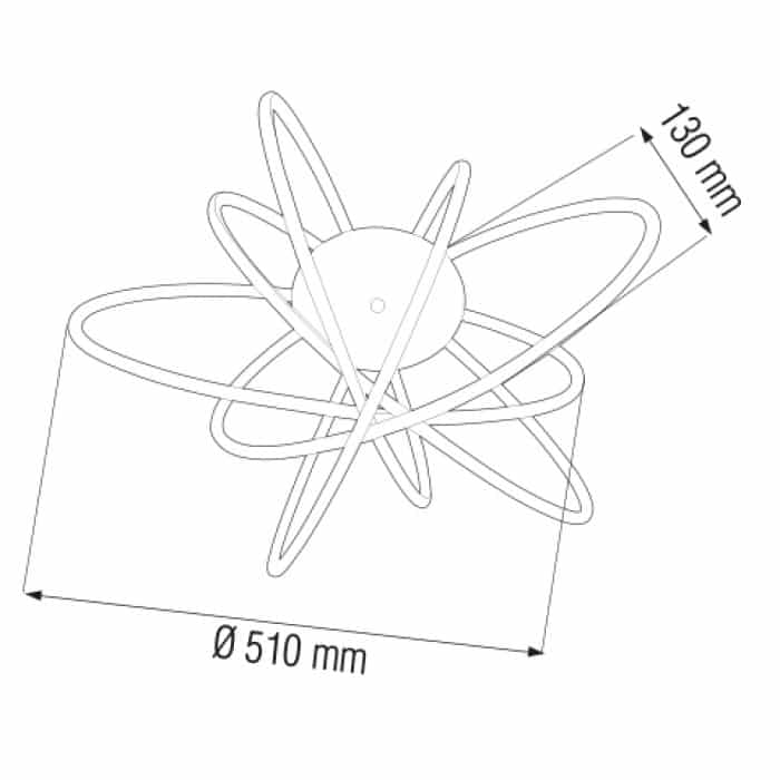 Світлодіодна люстра GENESIS 100W - Зображення 2