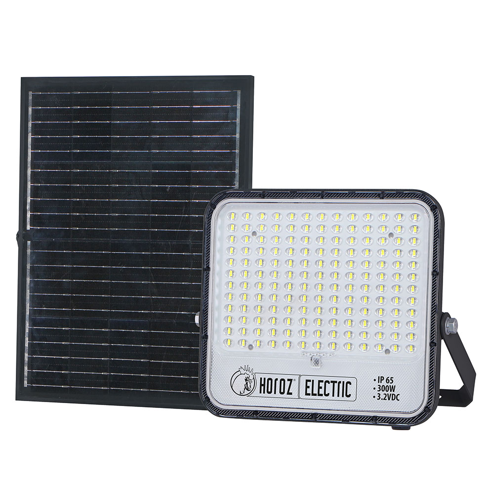 Прожектор світлодіодний з сонячною панеллю TIGER PRO-300 300W 6400K