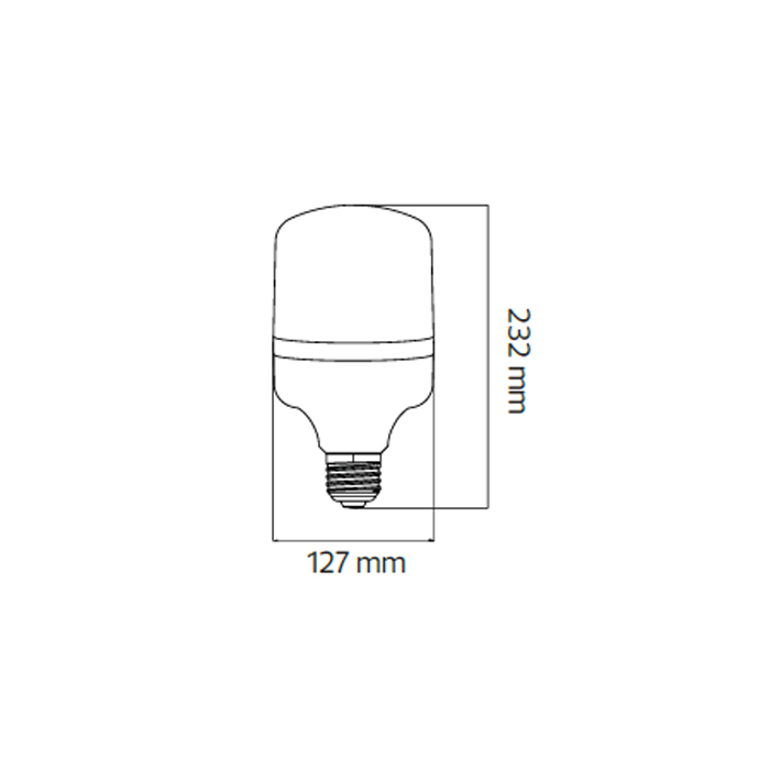 Світлодіодна лампа TORCH-80 80W E27 6400К - Зображення 2
